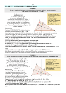 Geometria. Cap. 5 - Fascio di parallele e punti notevoli