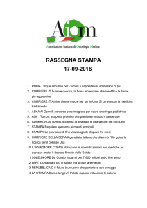 rassegna stampa 17-09-2016