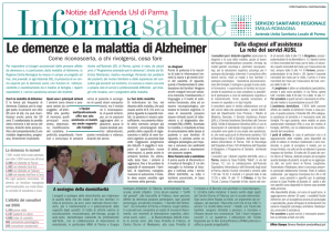 Le demenze e la malattia di Alzheimer
