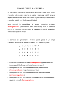 ELEMENTI di MAGNETISMO