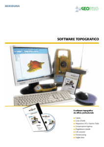 Brochure PDF - MERIDIANA OFFICE Software Topografia