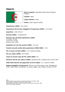Algeria - Regione Sardegna