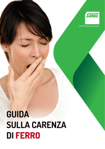 GUIDA SULLA CARENZA DI FERRO