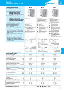 H SERIE 83 Temporizzatore modulare 12 - 16 A