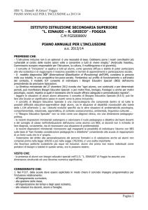 Piano annuale inclusione Einaudi FG_ 2013_14