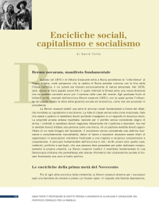 Encicliche sociali, capitalismo e socialismo