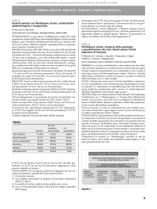 fibrillazione atriale: terapia farmacologica