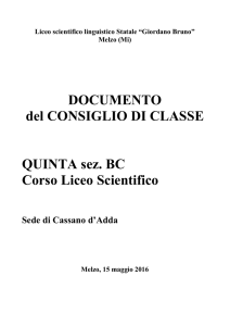 5BCassano - Liceo Melzo