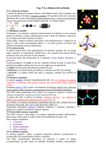 La chimica del carbonio