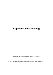 Appunti sullo stretching