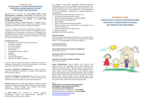 brochure - Consorzio Universitario Humanitas