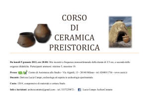 preistorica corso di ceramica preistorica
