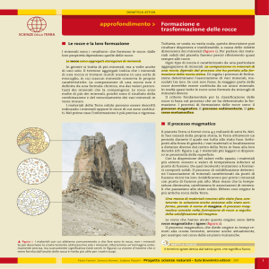 approfondimento > Formazione e trasformazione delle rocce