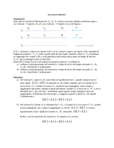 esercizi di relatività