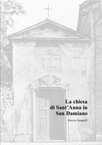 Cap. 7 - La chiesa di Sant`Anna in San Damiano