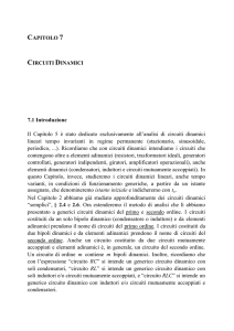 Cap 7 - Circuiti dinamici