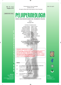 Giugno 2012 - Pelviperineologia.it