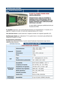Oscilloscopio 60 MHz