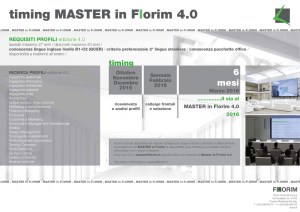 Timing Master in Florim 4.0