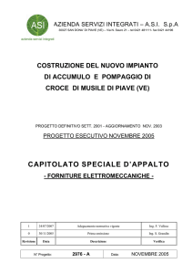 capitolato speciale d`appalto