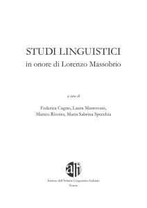 STudI lInguISTICI