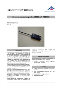 Sensore campo magnetico ±2000 mT 1009941