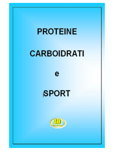 le proteine e lo sport - Palazzo Ducale Genova