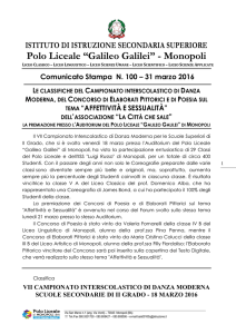 Polo Liceale “Galileo Galilei” - Monopoli