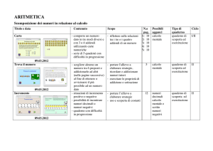 indice scomposizione dei numeri in relazione al calcolo