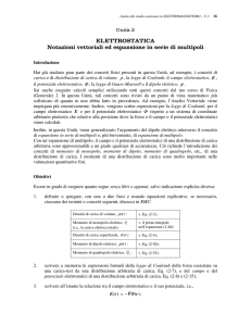 Notazioni vettoriali ed espansione in serie di multipoli - cm