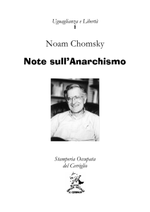 Note sull`anarchismo - Gianfranco Bertagni