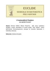 Don Milani``, Genova, L`irrazionalità di Teodoro