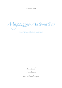 2015 Magazzino automatico con Arduino