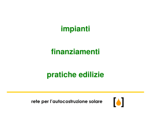 rete per l`autocostruzione solare