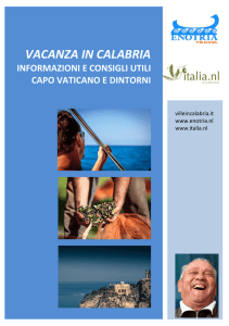 Vakantie in Calabria