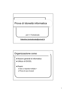 Dispense corso per la prova di Idoneità Informatica