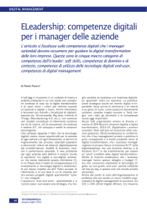 ELeadership: competenze digitali per i manager delle aziende