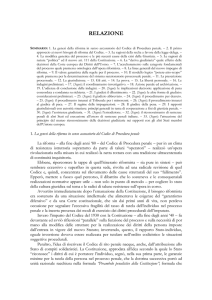 Relazione - Ispettorato Generale