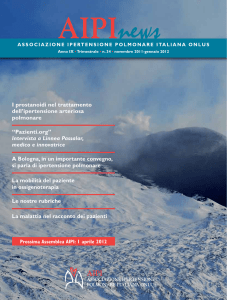 Aipi News - Associazione Ipertensione Polmonare Italiana onlus