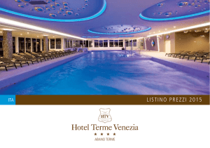 LIStIno PreZZI 2015 - Hotel Terme Venezia