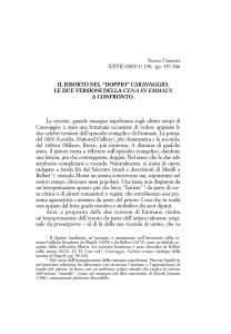 158, pp. 357-366 IL RISORTO NEL “DOPPIO” CARAVAGGIO. LE