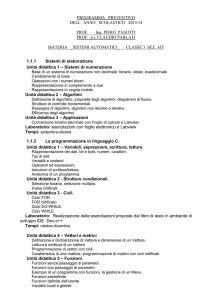 PROGRAMMA PREVENTIVO DELL` ANNO SCOLASTICO 2013/14