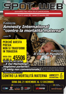 Amnesty International “contro la mortalità materna”