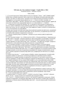 TAR Lazio - Ordine degli Avvocati di Firenze