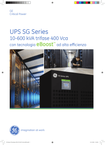 UPS SG Series - GE Industrial Solutions