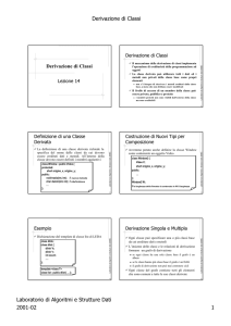 Classi derivate