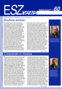 Sculture sonore Crescendo in musica