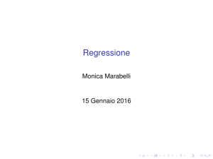 Regressione - WordPress.com