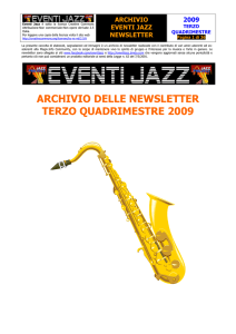 EVENTI_JAZZ_NEWSLETTER_TERZO_quadrimestre_ 2009