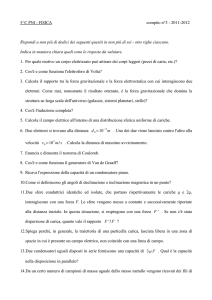 5^C PNI - FISICA compito n°3 - 2011